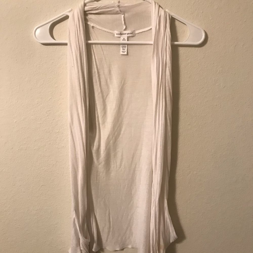 White Sleeveless Tank Sheer